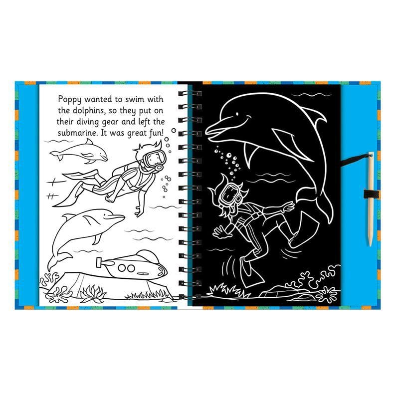 Scratch And Draw - Ocean Animals