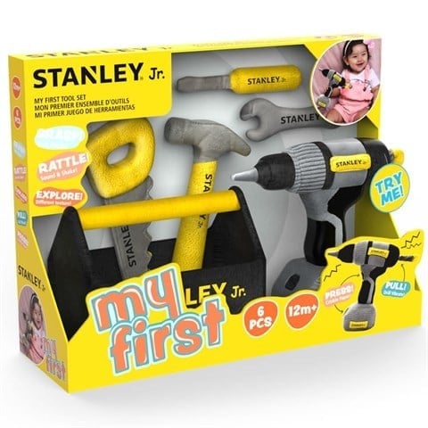 Stanley Jr. - Peluş Alet Çantası Seti - 6 Parça