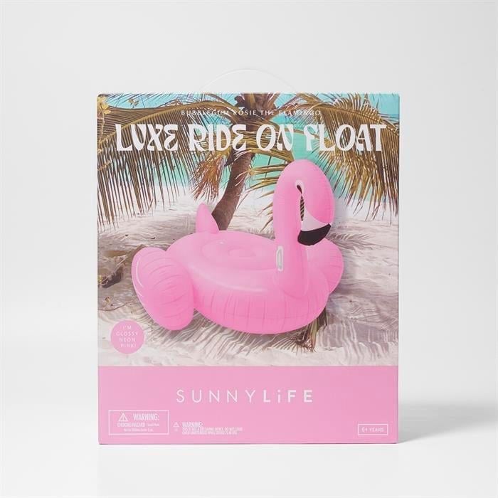 SunnyLife Flamingo Binilebilir Şişme Deniz Oyuncağı