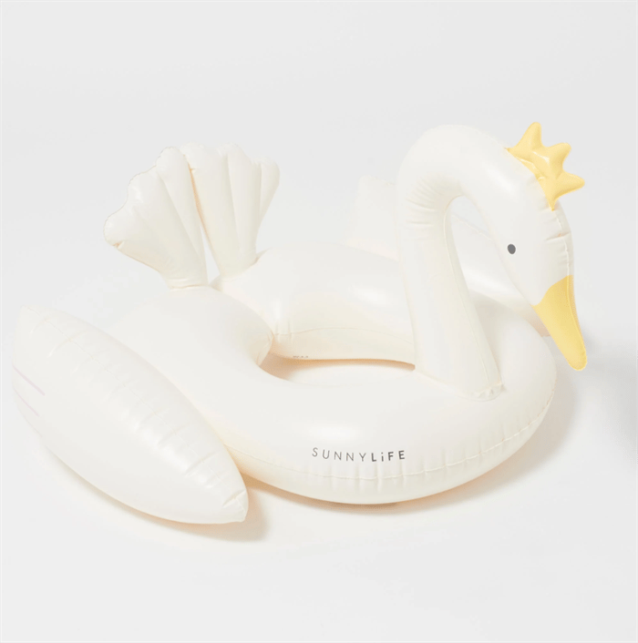 SunnyLife Prenses Kuğu Çocuk Şişme Deniz ve Havuz Simidi