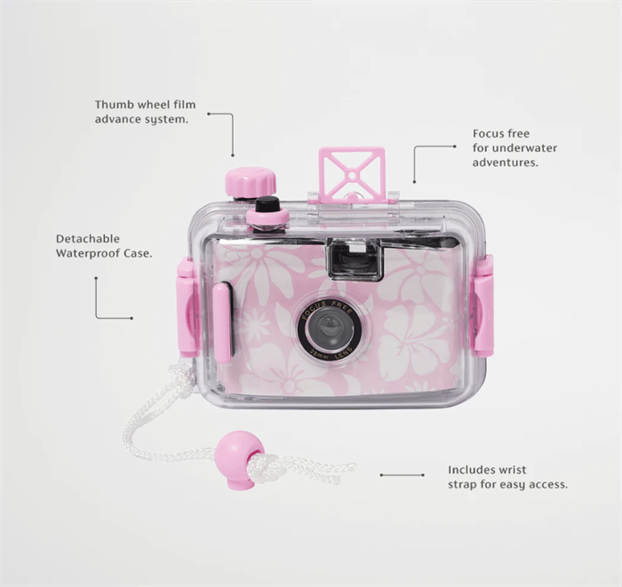 SunnyLife Sualtı Kamerası Pink Floral