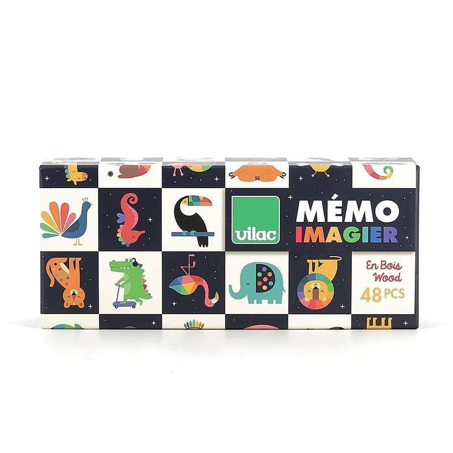 Vilac - Andy Westface Memory Game - Ahşap Hafıza Oyunu