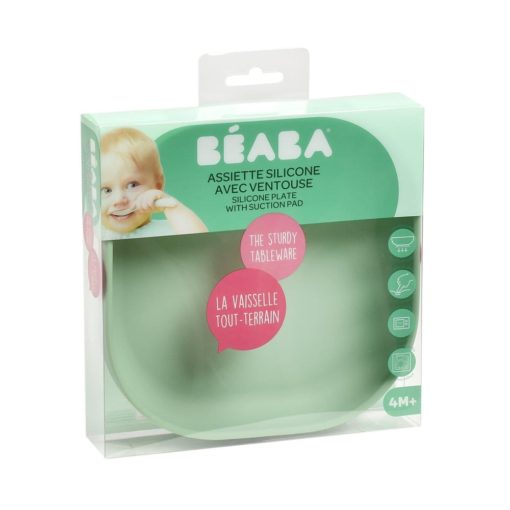 Vakumlu Silikon Tabak, Sage Green