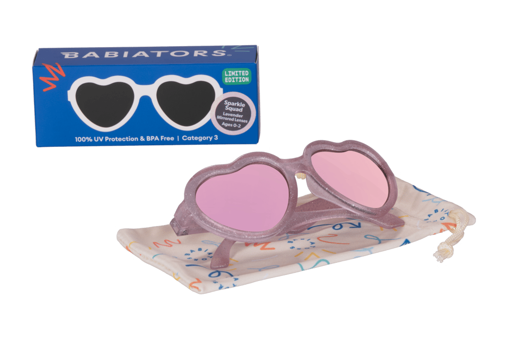 Babiators Original Heart Güneş Gözlüğü Sparkle Squad 0-2 Yaş