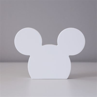 Ahşap Obje Beyaz Mickey Ahşap Objeler racuun