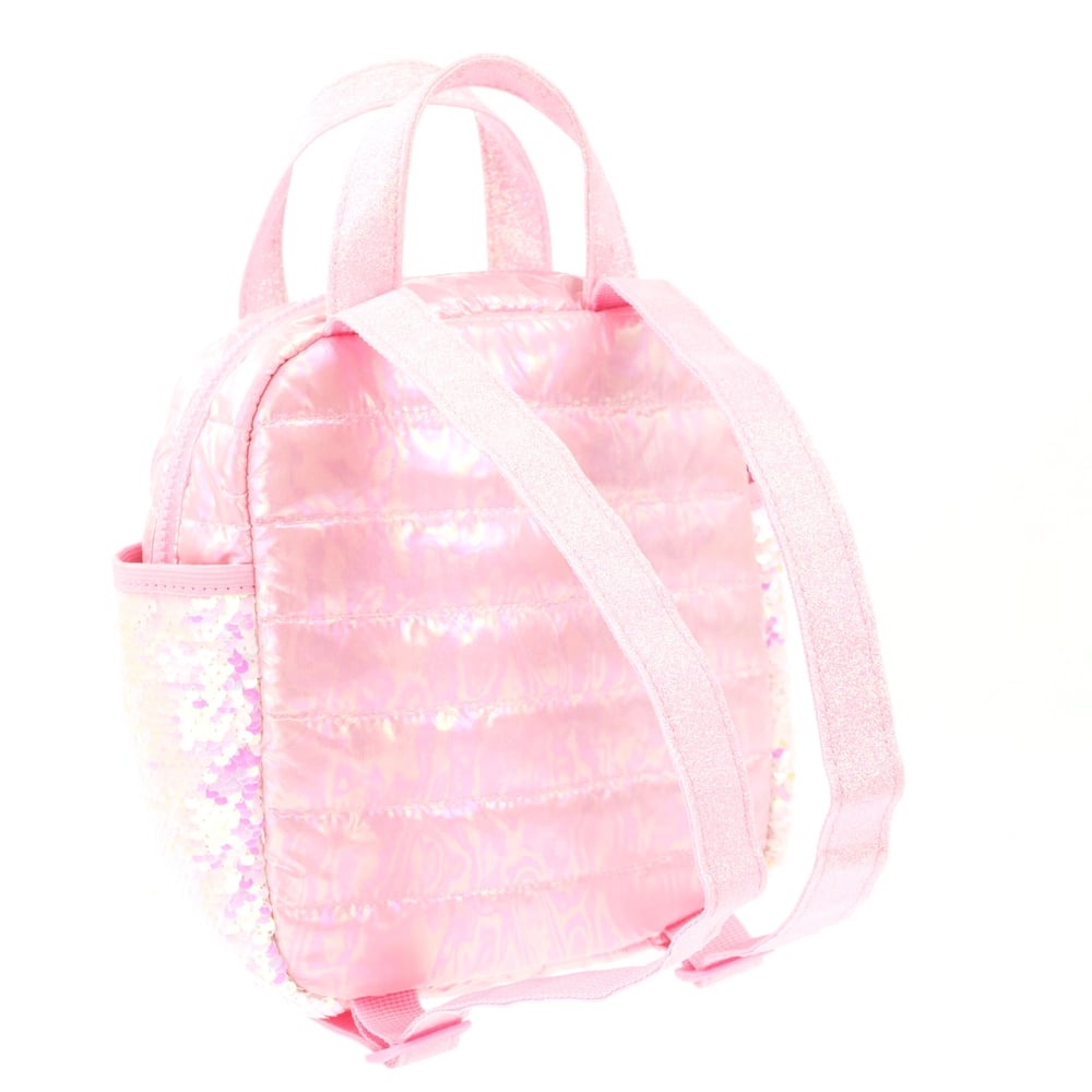 Puffer Casual Sırt Çantası, Açık Pembe