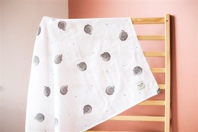 Çok Amaçlı Organik Müslin Örtü - %100 Pamuk -Elephantine 120X120 CM