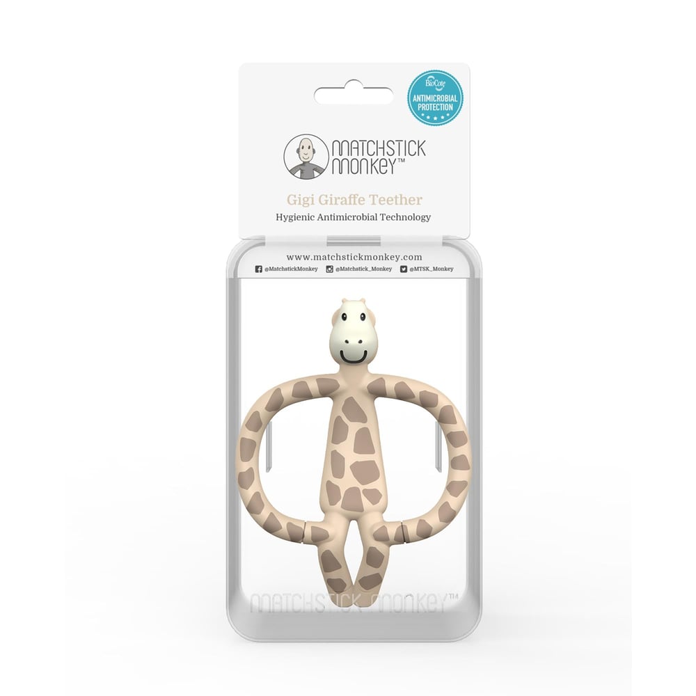 Matchstick Monkey Silikon Diş Kaşıyıcı, Gigi Giraffe