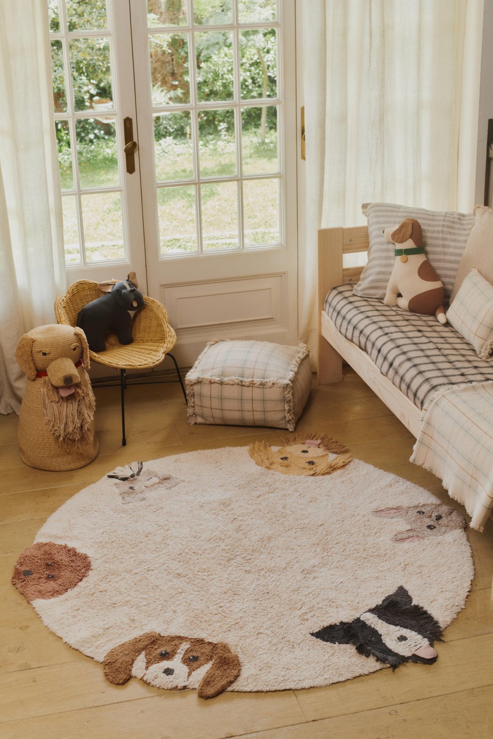 Lorena Canals Çocuk Odası Halısı, Dogs