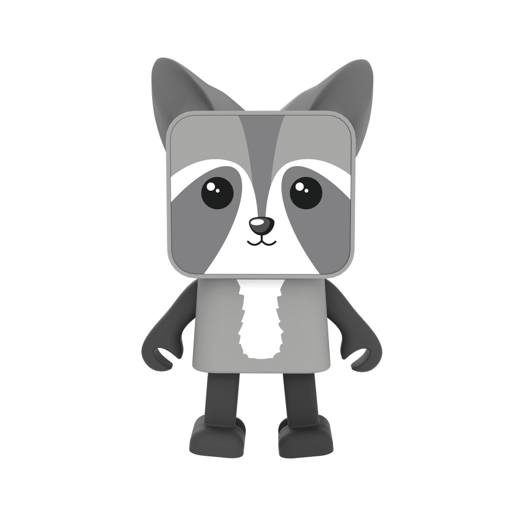 Dans Eden Hayvanlar Bluetooth Hoparlör - Rakun