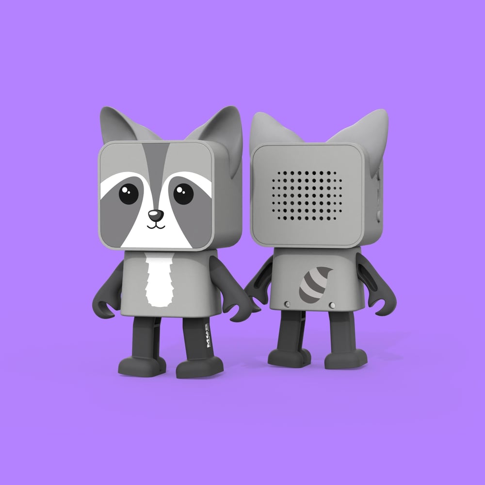 Dans Eden Hayvanlar Bluetooth Hoparlör - Rakun