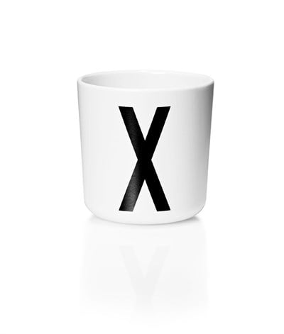 Design Letters Melamin Bardak, X Harfi
