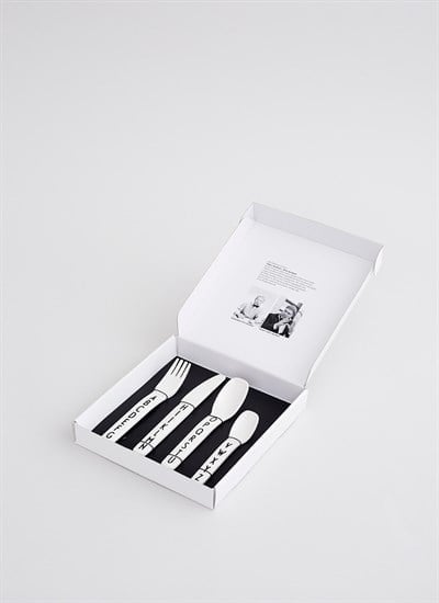 Tritan Çatal Kaşık Bıçak Seti, Beyaz