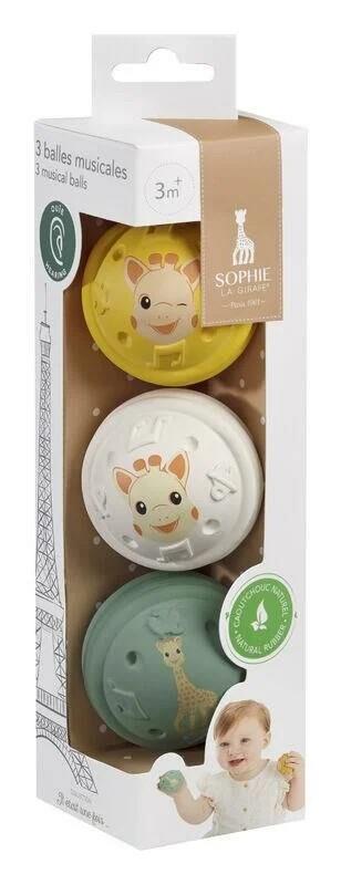 Sophie la Girafe, 3lü Kauçuk Müzikli Toplar