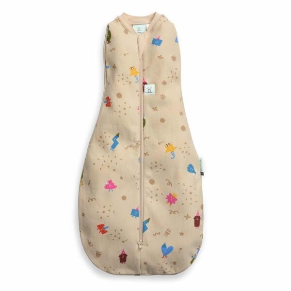 Ergopouch Organik Pamuklu Kundak (1.0 TOG) Birthday Blobs
