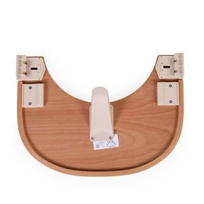 EVOLU 2 MAMA SANDALYESİ, NATUREL / BEYAZ + NATUREL TEPSİ