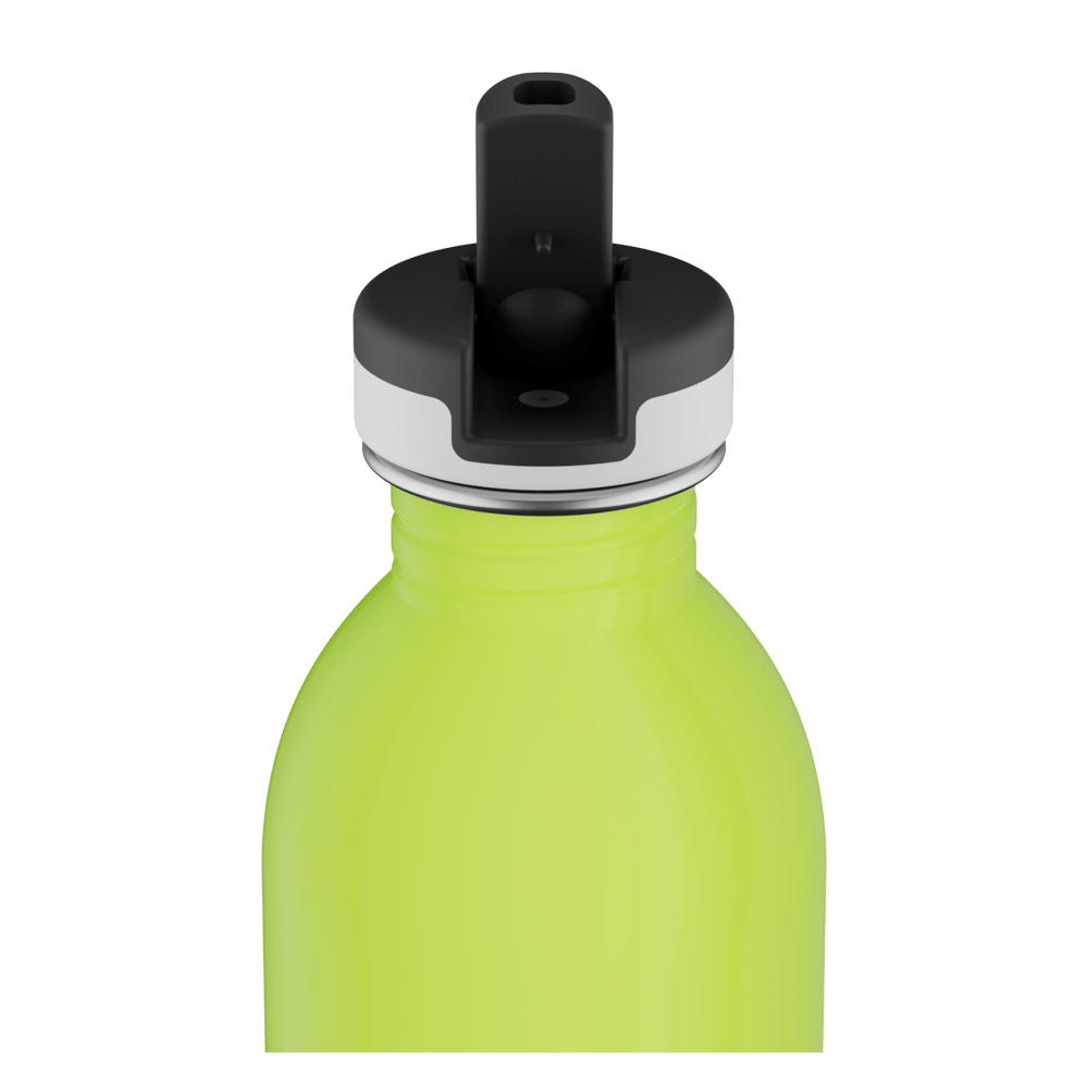 24Bottles Kids Bottle Paslanmaz Çelik Çocuk Su Matarası 250 ml, Reactive Sarı/Yeşil