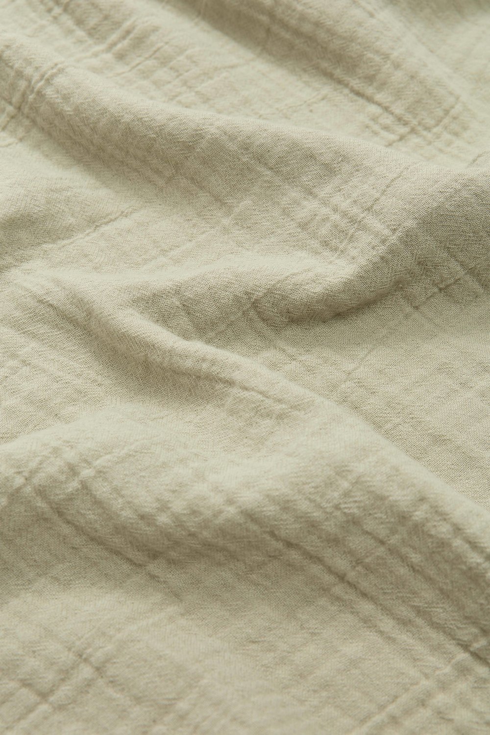 Nobodinoz Wabi Sabi Çift Kat Müslin Battaniye, Green Matcha