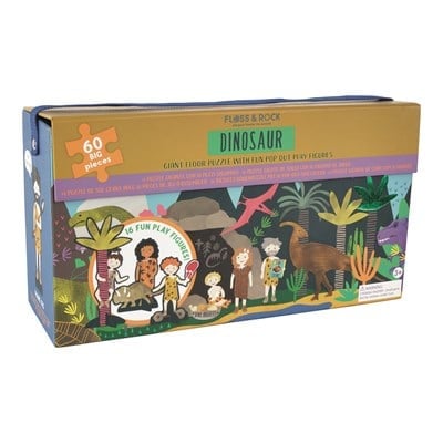 FLOSS & ROCK 60 ParçaDino Pop Out Yer Yap-bozu