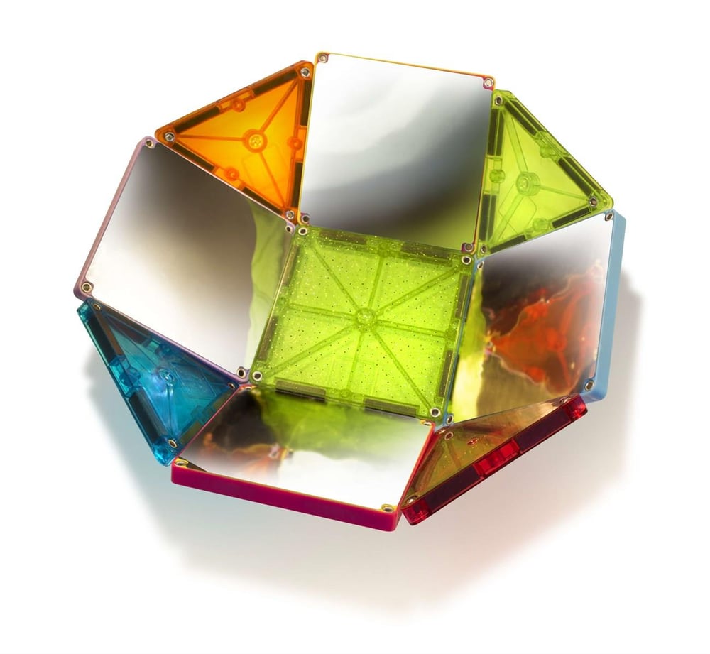 MAGNA-TILES® - Parıltılı & Aynalı - 15 Parça
