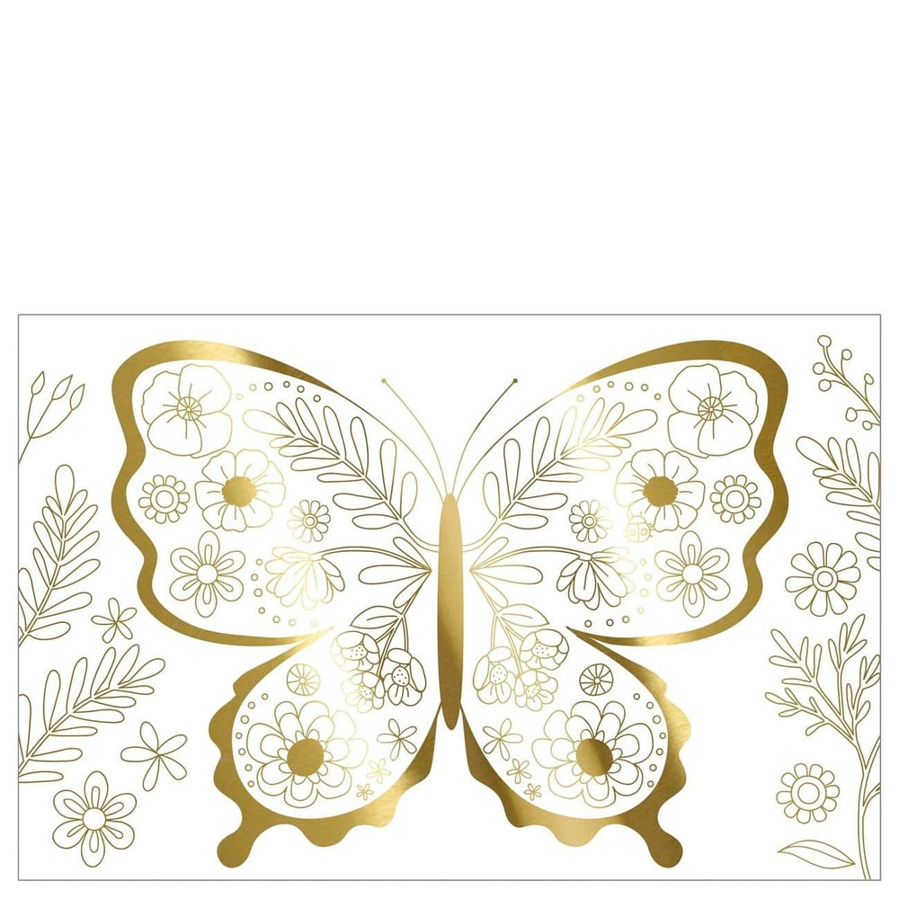 Meri Meri - Butterfly Colouring Posters - Kelebek Boyamalı Poster