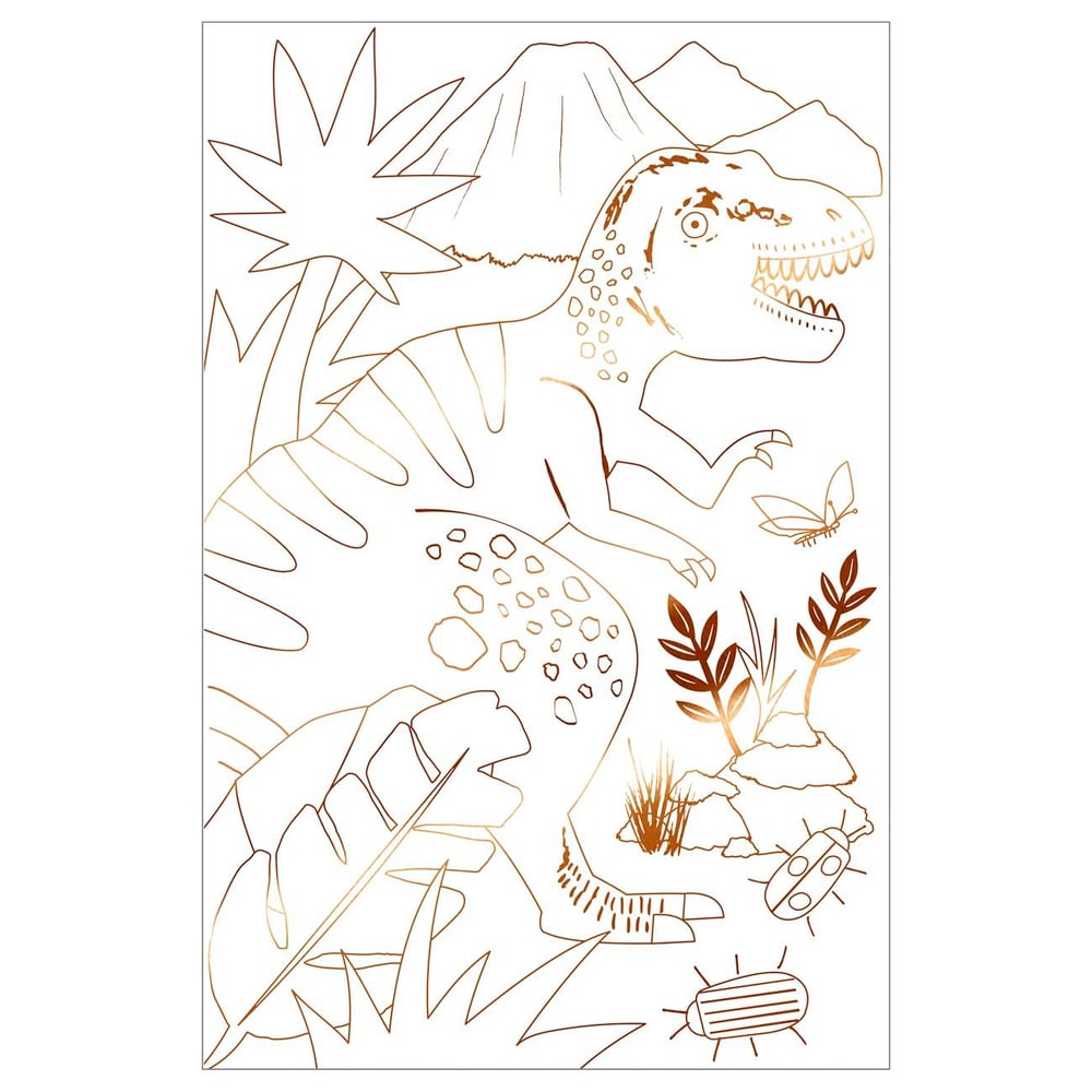 Meri Meri - Dinosaur Colouring Posters - Dinozor Boyamalı Poster