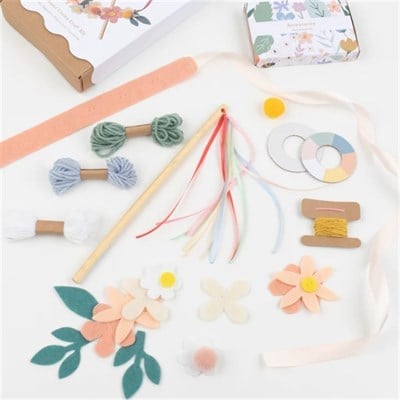 Meri Meri - Diy Headband & Wand - Çiçekli Baş Süsü & Değnek El İşi Seti