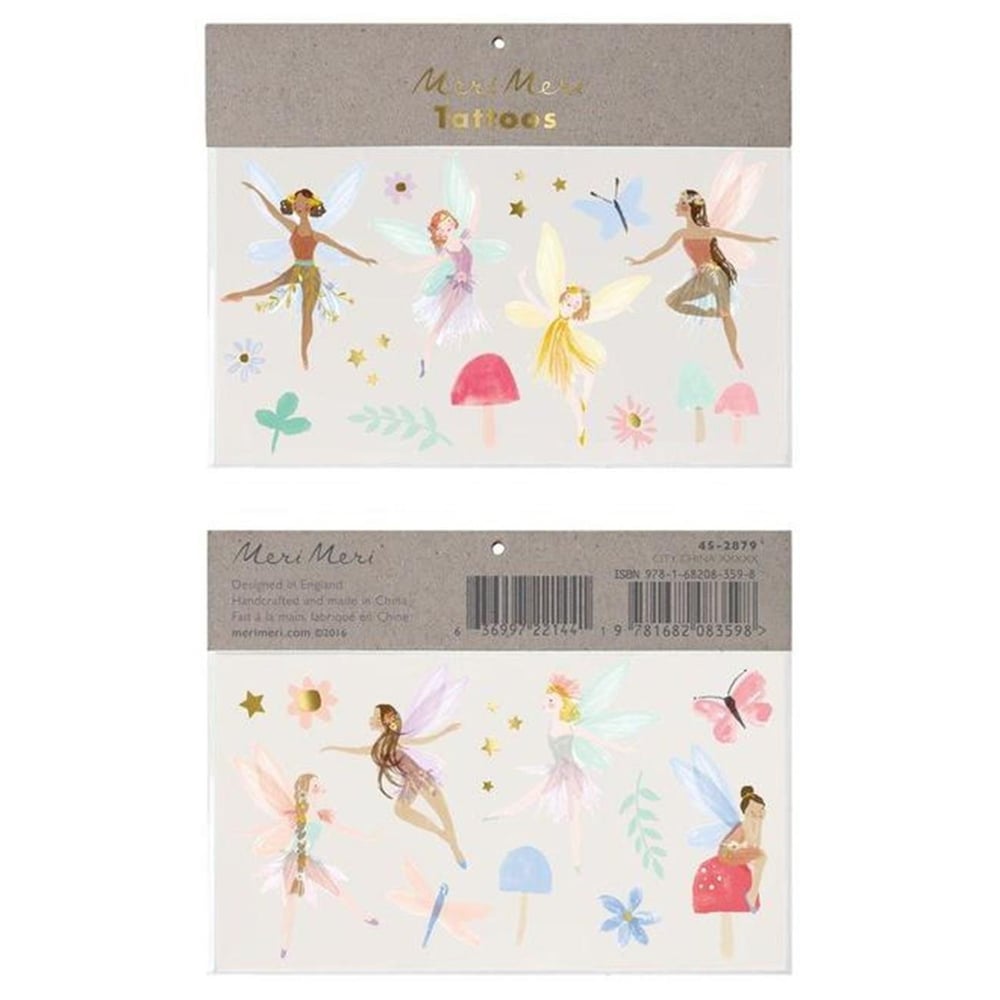 Meri Meri - Fairy Tattoos - Peri Kızı Geçici Dövme - L