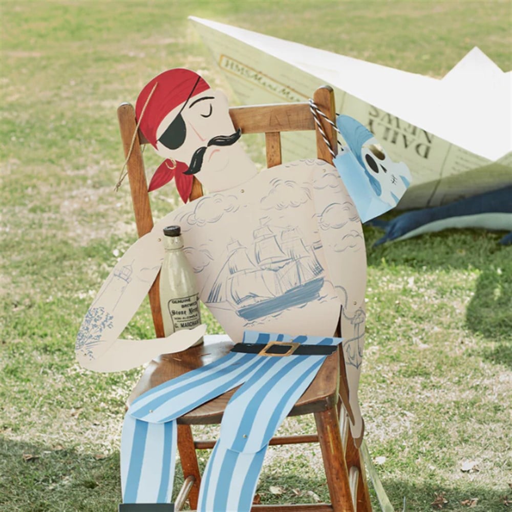 Meri Meri - Giant Pirate Decorations - Dev Korsan Dekorlar - 3Lü