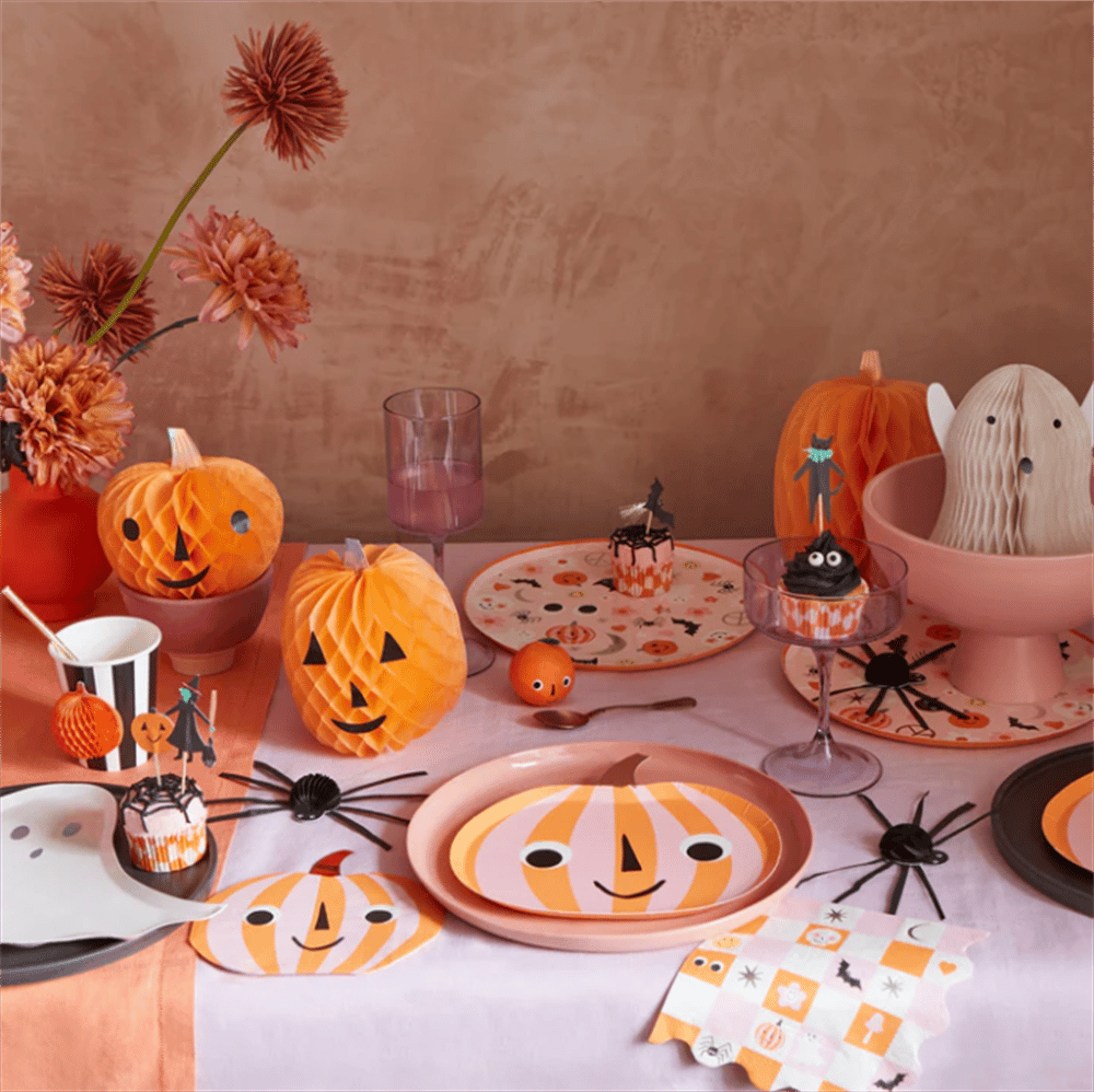 Meri Meri - Groovy Halloween Icon Large Napkins - Cadılar Bayramı Karakterli Peçeteler (L) (16Lı)