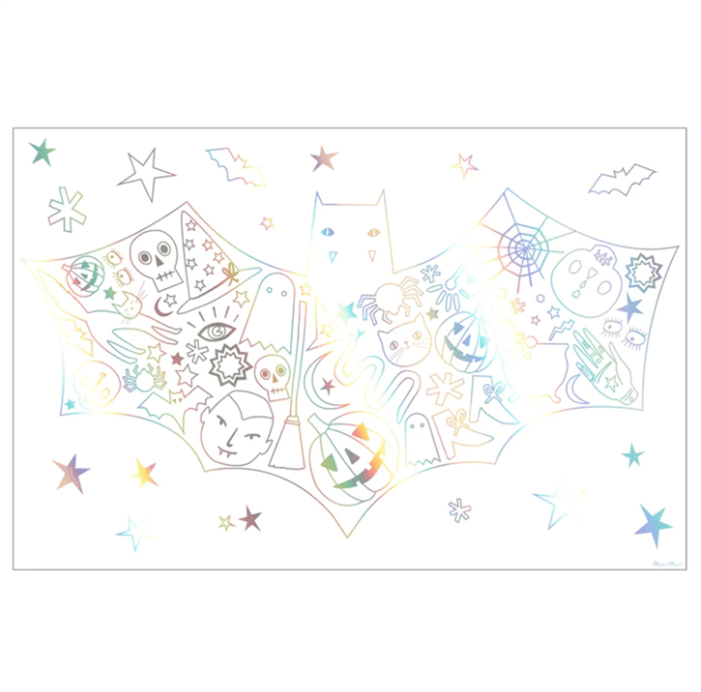 Meri Meri - Halloween Colouring Posters - Cadılar Bayramı Boyama Posterleri (2Li)