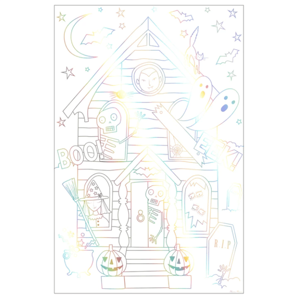 Meri Meri - Halloween Colouring Posters - Cadılar Bayramı Boyama Posterleri (2Li)
