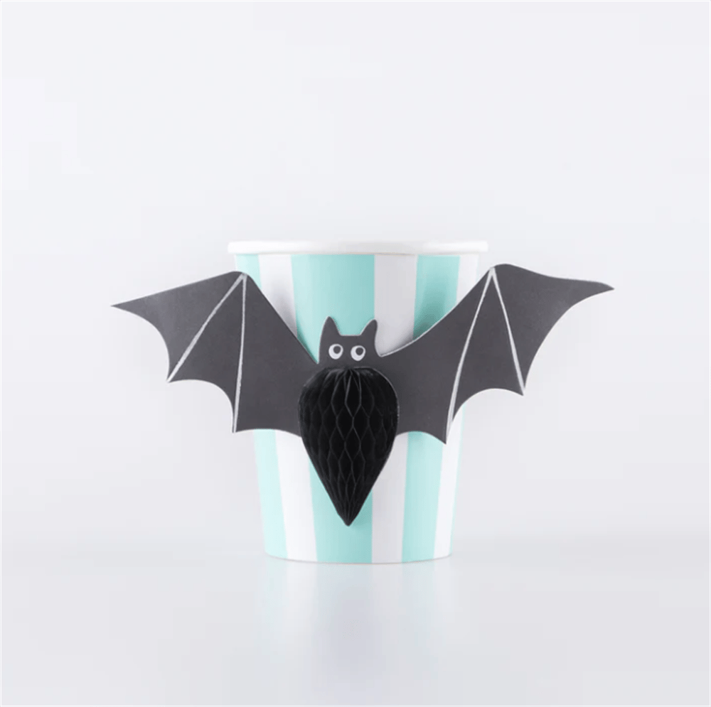 Meri Meri - Halloween Honeycomb Cups - Cadılar Bayramı Bardaklar (8Li)