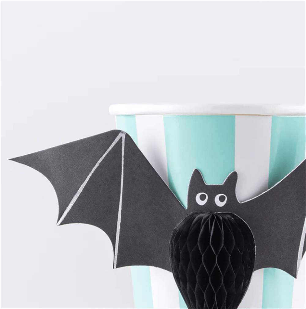 Meri Meri - Halloween Honeycomb Cups - Cadılar Bayramı Bardaklar (8Li)