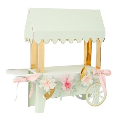Meri Meri - Laduree Paris Macaron Cart Centerpiece - Ladurée Paris Makaron Arabası Masa Süsü