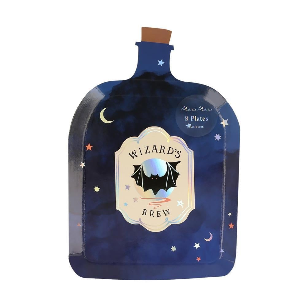Meri Meri - Making Magic Potion Bottle Plates - Make Magic Sihirli Şişe Tabaklar (8Li)