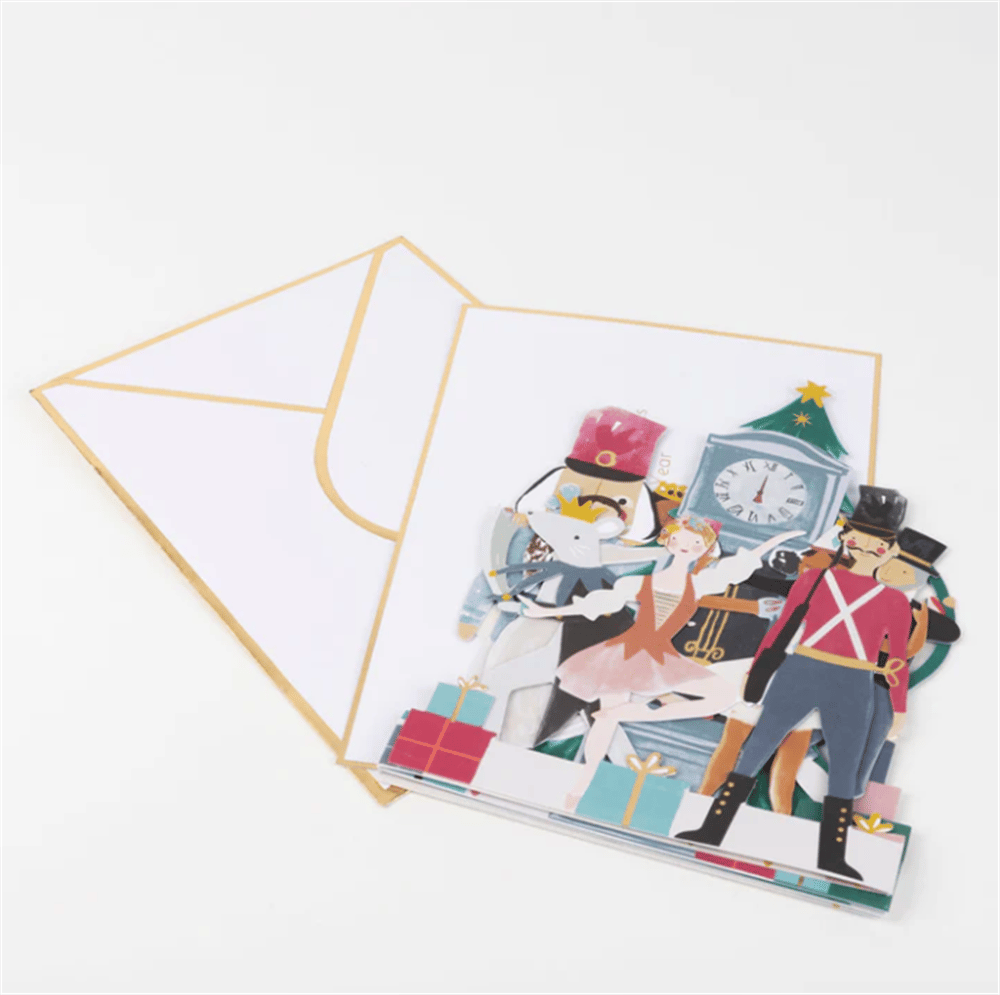 Meri Meri - Nutcracker Card - Nutcracker Tebrik Kartı