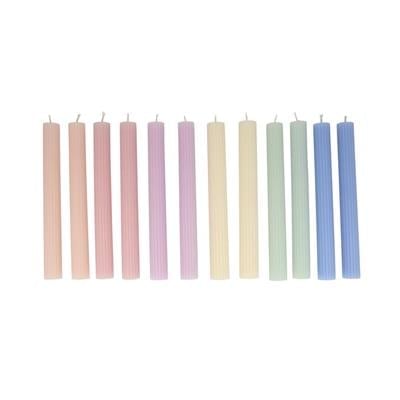 Meri Meri - Pastel Taper Candles - Pastel Masa Mumları (12Li)