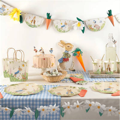 Meri Meri - Peter Rabbit Dinner Plates - Peter Rabbit Tabaklar - L - 8Li