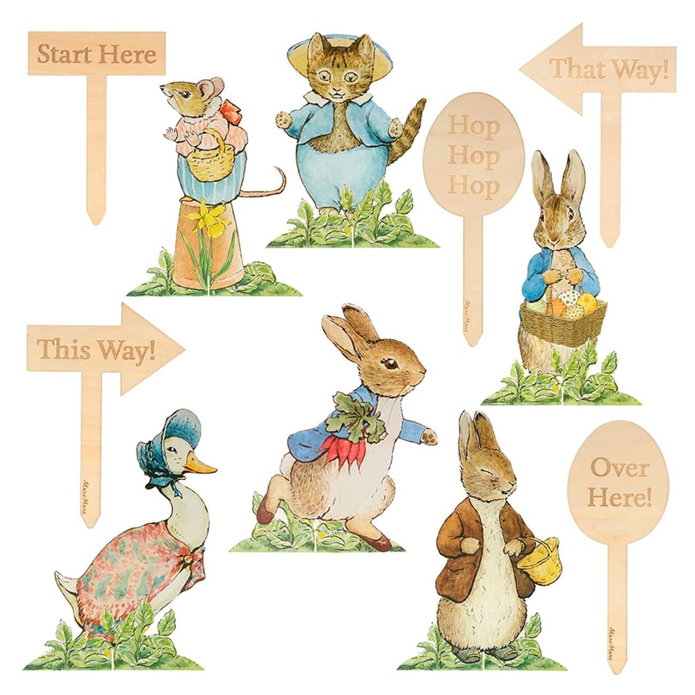 Meri Meri - Peter Rabbit Egg Hunt Kit - Peter Rabbit Yumurta Avı Kiti