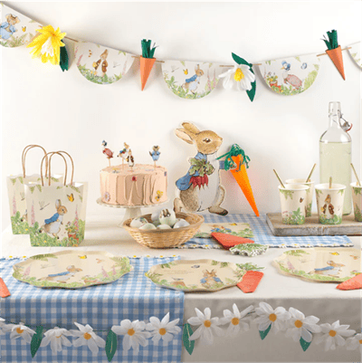 Meri Meri - Peter Rabbit Side Plates - Peter Rabbit Tabaklar - 8li
