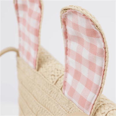 Meri Meri - Raffia Bunny Backpack - Rafya Tavşan Sırt Çantası