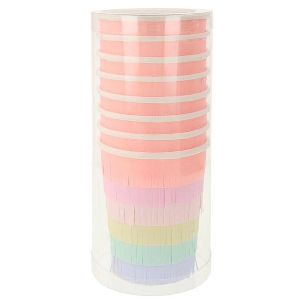 Meri Meri - Rainbow Sun Cups - Gökkuşağı Güneşli Bardaklar - 8li