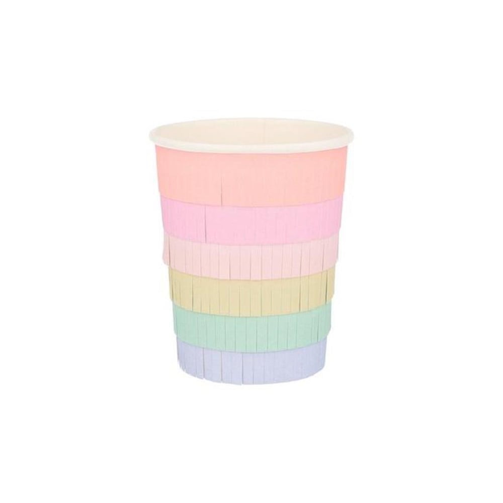 Meri Meri - Rainbow Sun Cups - Gökkuşağı Güneşli Bardaklar - 8li