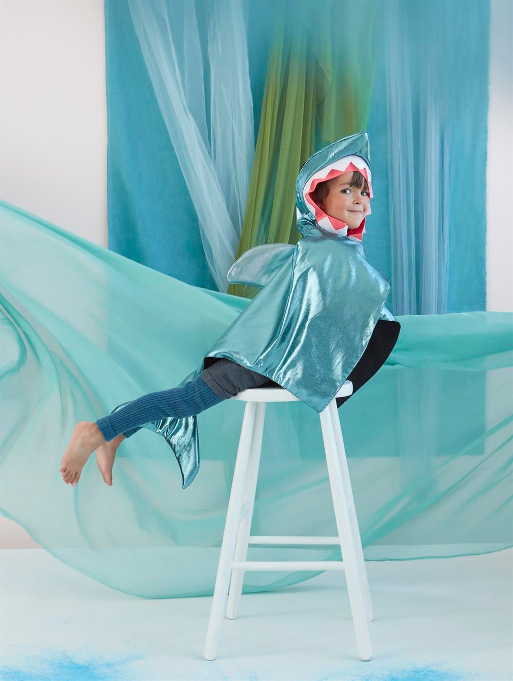 Meri Meri - Shark Cape Dress-Up - Köpek Balığı Pelerinli Kostüm