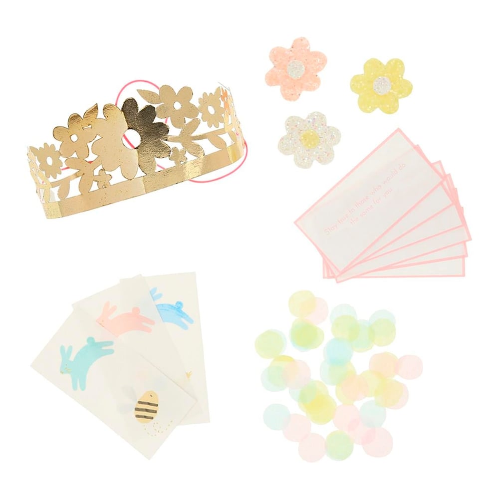Meri Meri - Tissue Floral Crackers - Çiçekli Sürpriz Toplar