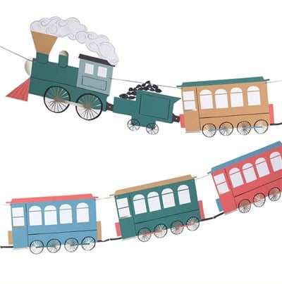 Meri Meri - Train Garland - Tren Asılan Süs