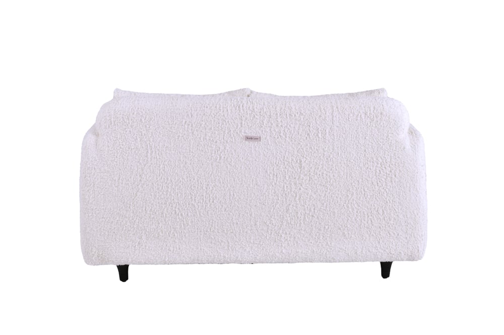 Pietra Beyaz 2li Koltuk, Gri Kırlent