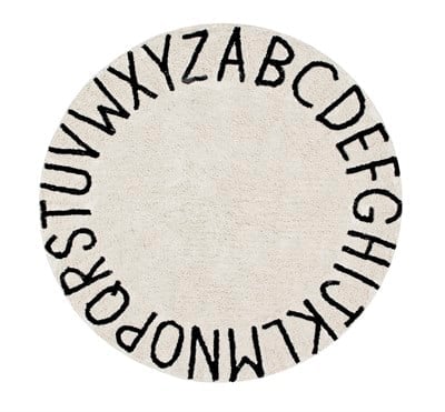 Round ABC Natural-Siyah
