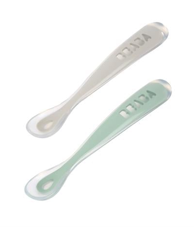 Silikon Kaşık Seti (1 yaş) Grey/Sage